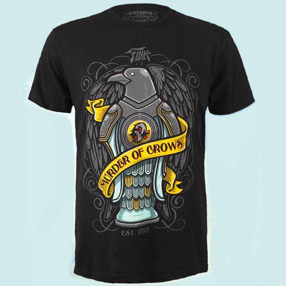 New! BioShock Infinite Murder of Crows Vigor T-Shirt